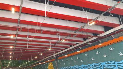 Dwarka Tunnel Ceiling