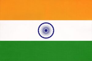 Indien National Flagge